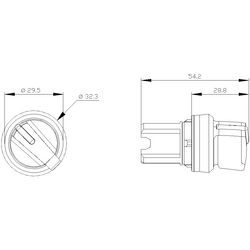 SIEMENS 0-1 POZİSYONLU IŞIKLANDIRILABİLİR KALICI METAL MANDAL BUTON 4011209969650 - Thumbnail