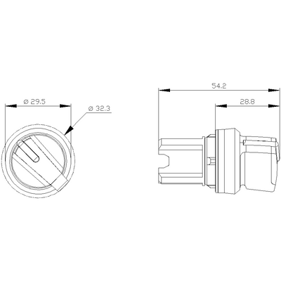 SIEMENS 0-1 POZİSYONLU IŞIKLANDIRILABİLİR KALICI METAL MANDAL BUTON 4011209969650