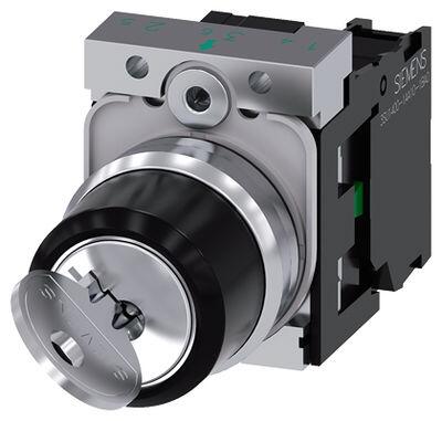 SIEMENS 0-1 POZİSYONLU KİLİTLİ MANDAL BUTON 1NO SİRİUS ACT METAL RONIS 4011209956575