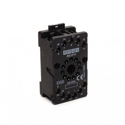 EMAS 11 PİN ROLE SOKETİ SİYAH RS1P11H1