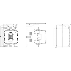SIEMENS 110KW 225A 24VAC-DC 2NO+2NC SIRIUS KONTAKTÖR VİDA BAĞLANTILI 4011209507692 - Thumbnail
