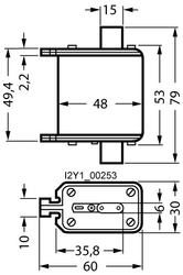SIEMENS 125A BOY 00 SITOR SİGORTA 690V AC GR-GS 4011209132337 - Thumbnail
