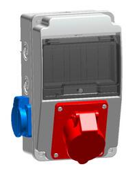 TP Electric - TP ELECTRIC 130X220 4X32A 1ÖN 1X16 2YAN KOMBİNASYON KUTUSU 8693151118353