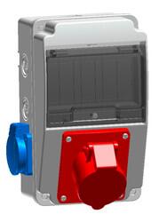 TP Electric - TP ELECTRIC 130X220 5X16A MAKİNE PRİZİ 1ÖN 1X16PP 2 YAN 8693151118193