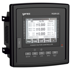 Entes - ENTES 12 KADEME SVC 144X144 85V-300VAC/DC GRAFİK LCD'Lİ T/İ REAKTİF GÜÇ KONTROL RÖLESİ M3774