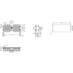 SIEMENS 160A BOY2 4 KUTUPLU ORTADAN TAHRİKLİ 3KC TİPİ MANUEL TRANSFER ŞALTERİ 4001869537481 - Thumbnail