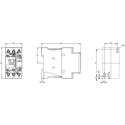 SIEMENS 18.5KW 38A 220VDC 1NO+1NC SIRIUS KONTAKTÖR VİDA BAĞLANTILI 4011209833760