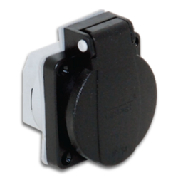 TP Electric - TP ELECTRIC PANO PRİZİ (16A) SİYAH 1X16 8693151301472