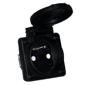 TP ELECTRIC PANO PRİZİ (16A) 1X16A - (SİYAH) (FRANSIZ TİPİ) 8693151626827