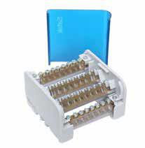 Şafak Elektrik - ŞAFAK ELEKTRİK 2 KUTUP 25 DELİK 80A DAĞITICI ÜNİTE 8680734731016