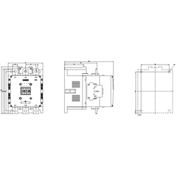 SIEMENS 200KW 400A 24VAC-DC 2NO+2NC SIRIUS KONTAKTÖR VİDA BAĞLANTILI 4011209508293 - Thumbnail