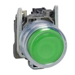 Schneider Electric - SCHNEIDER ELECTRIC 22 MM 1NA PLASTİK KILIFLI YAYLI YEŞİL BUTON 3389110887006