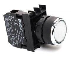 Emas - EMAS 22MM BEYAZ START BUTONU B100DB