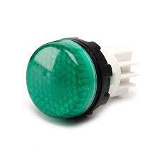 Emas - EMAS SİNYAL LAMBASI YEŞİL KORUMALI 22MM S222Y