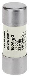 Siemens - SIEMENS KARTUŞ SİGORTA 22X58MM 63A GG SİLİNDİRİK SİGORTA 4001869061825