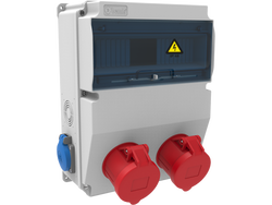 Bemis - BEMİS 245X325 5X32A 380V. 2 AD ÖN - 1X16A. 220V. 2 ADET YAN KOMBİNASYON KUTUSU 8698523905982