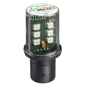 SCHNEIDER ELECTRIC 24V YEŞİL LED XVB-IŞIKLI KOLON VE FENERLER İÇİN 3389110117905