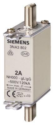SIEMENS 2A BOY 000 GENİŞLİK 21MM STEATİT SERAMİK GÖVDELİ NH-BIÇAKLI SİGORTA BUŞONU 4001869056760