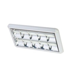  - 2X18W SIVA ÜSTÜ ÇIFT PARABOLİK ELKTROİNK BALASTLI ARMATÜR