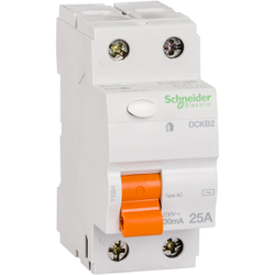 Schneider Electric - SCHNEIDER ELECTRIC 2X25 AMP 30MA KAÇAK AKIM KORUMA RÖLESİ DOMAE 3303430110248