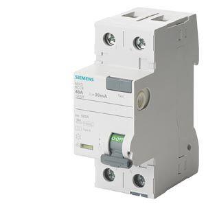 SIEMENS 5SV3614-6 2X40A 300MA 1F+N TİP-A KAÇAK AKIM RÖLESİ 4001869429724