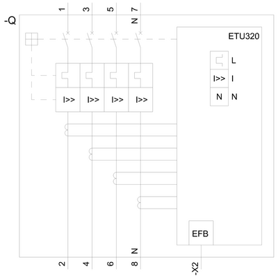 SIEMENS 4 KUTUP KOMPAK 85KA ETU320 320-800A 4042948836330