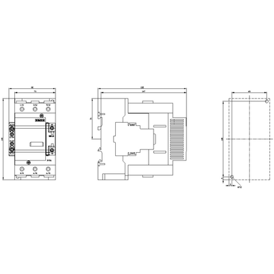 SIEMENS KONDANSATÖR KONTAKTÖRÜ 400VAC S3 100KVAR 4047621026411