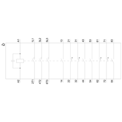 SIEMENS 335KW 630A 380V AC 4NO 4NC BOY14 ÜÇ FAZLI GÜÇ KONTAKTÖRÜ 4011209044494 - Thumbnail