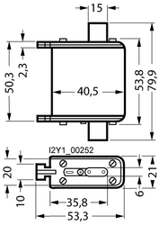 SIEMENS 35A BOY 000 SITOR SİGORTA 690V AC GR-GS 4011209132344 - Thumbnail