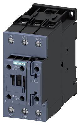 SIEMENS 37KW 80A 400VAC BOBİNLİ 1NO+1NC ÜÇ FAZLI SIRIUS KONTAKTÖR 4011209941113