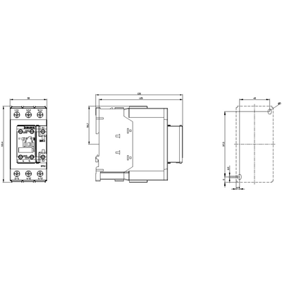 SIEMENS 37KW 80A 400VAC BOBİNLİ 1NO+1NC ÜÇ FAZLI SIRIUS KONTAKTÖR 4011209941113