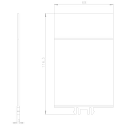 SIEMENS FAZ AYIRICI PLAKA 3 KUTUP BOY 3 4001869474168 - Thumbnail