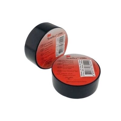 3M TEMFLEX1300SIYAH TEMFLEX İZOLE BANT SİYAH (10'LU)