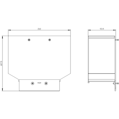 SIEMENS AÇI VERİLMİŞ KLEMENS KAPAK 3VA1 STANDART 4042949009696