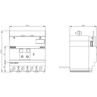 SIEMENS KAÇAK AKIM KORUMA 4 KUTUP RCD520 160A 4042949002024