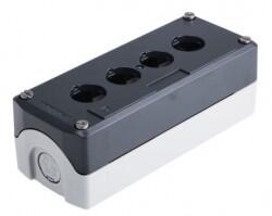 Schneider Electric - SCHNEIDER ELECTRIC AÇIK GRİ TABANLI KOYU GRİ BOŞ MUHAFAZA KAPAĞI 4 KESİM 3389110114836