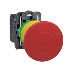 Schneider Electric - SCHNEIDER ELECTRIC MANTAR KAFALI KALICI ÇEVİR-ÇEK ACİL DURDURMA BUTONU PLASTİK SERİ 40MM 1NA/1NK 3389110903720