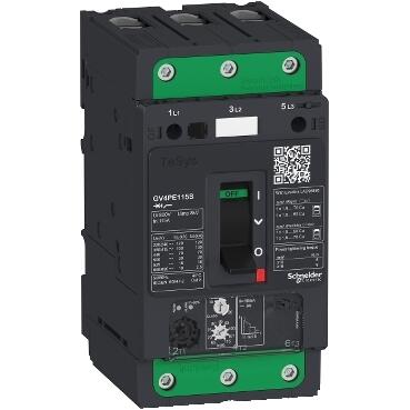 SCHNEIDER ELECTRIC GV4PE50S TESYS GV4 MOTOR DEVRE KESİCİ TERMİK MANYETİK 3P 50A 100KA 3606481310606