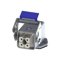 Emas - EMAS 4X10 4 KONTAKLI 10A ALTTAN MAKİNA EĞİK PRİZ EBM04PE46