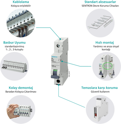 SIEMENS 5SL4620-7 20A 10KA 3F+N C TİPİ OTOMATİK SİGORTA 4001869441085