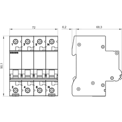 SIEMENS 5SL6625-7 25A 6KA 3F+N C TİPİ OTOMATİK SİGORTA 4001869389622 - Thumbnail