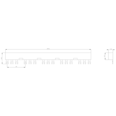 SIEMENS 5 ŞALTER BARA BAĞLANTI 55MM BOY00 4011209504707