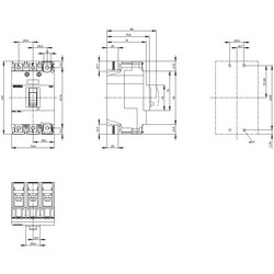 SIEMENS 50A 25KA 3VM10 SABİT TERMİK SABİT MANYETİK 3 KUTUPLU SENTRON 3VM KOMPAKT TİP TERMİK MANYETİK GÜÇ ŞALTERİ 4042948800119 - Thumbnail