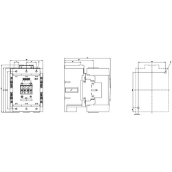 SIEMENS 55KW 115A 110VAC-DC 2NO+2NC SIRIUS KONTAKTÖR VİDA BAĞLANTILI 4011209504455 - Thumbnail