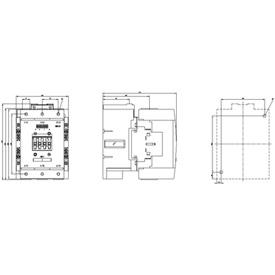 SIEMENS 55KW 115A 24VAC-DC 2NO+2NC SIRIUS KONTAKTÖR VİDA BAĞLANTILI 4011209503120