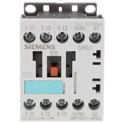 SIEMENS 5.5KW 12A 110VAC 1NO SIRIUS KONTAKTÖR VİDA BAĞLANTILI 4011209272828