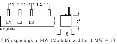 SIEMENS MÜŞTEREK OTOMAT BARASI 3FAZ+1 , 5SL , 5SY 4001869209319