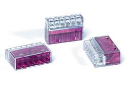 HellermannTyton - HELLERMANNTYTON 6 LI BUAT KLEMENSİ ŞEFFAF - MOR (50 ADET) 4031026268804