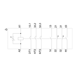 SIEMENS 75KW 150A 24VAC-DC 2NO+2NC SIRIUS KONTAKTÖR VİDA BAĞLANTILI 4011209507296 - Thumbnail