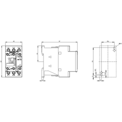 SIEMENS 7.5KW 16A 110VAC 1NO+1NC SIRIUS KONTAKTÖR VİDA BAĞLANTILI 4011209832374 - Thumbnail